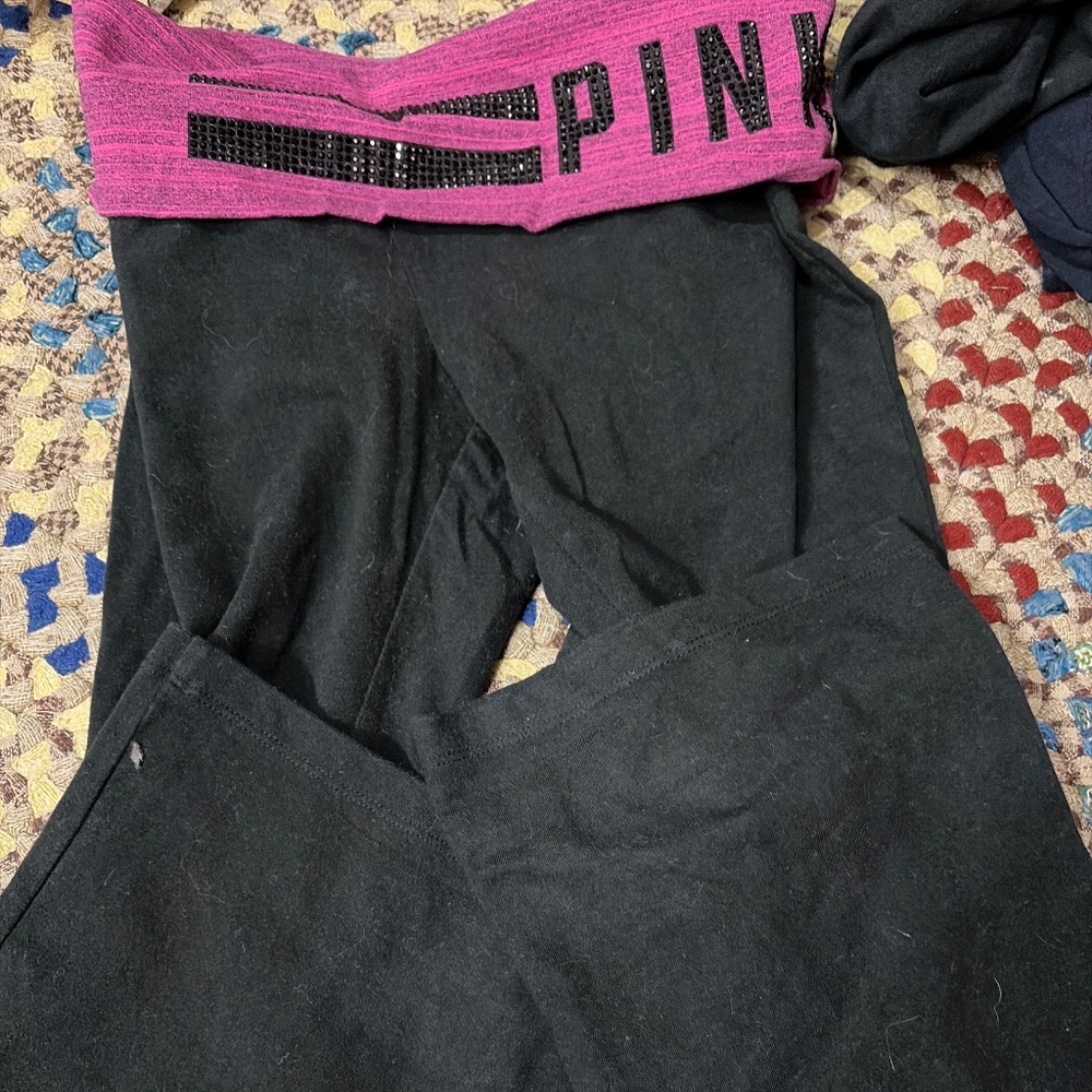 Victoria’s Secret pink yoga